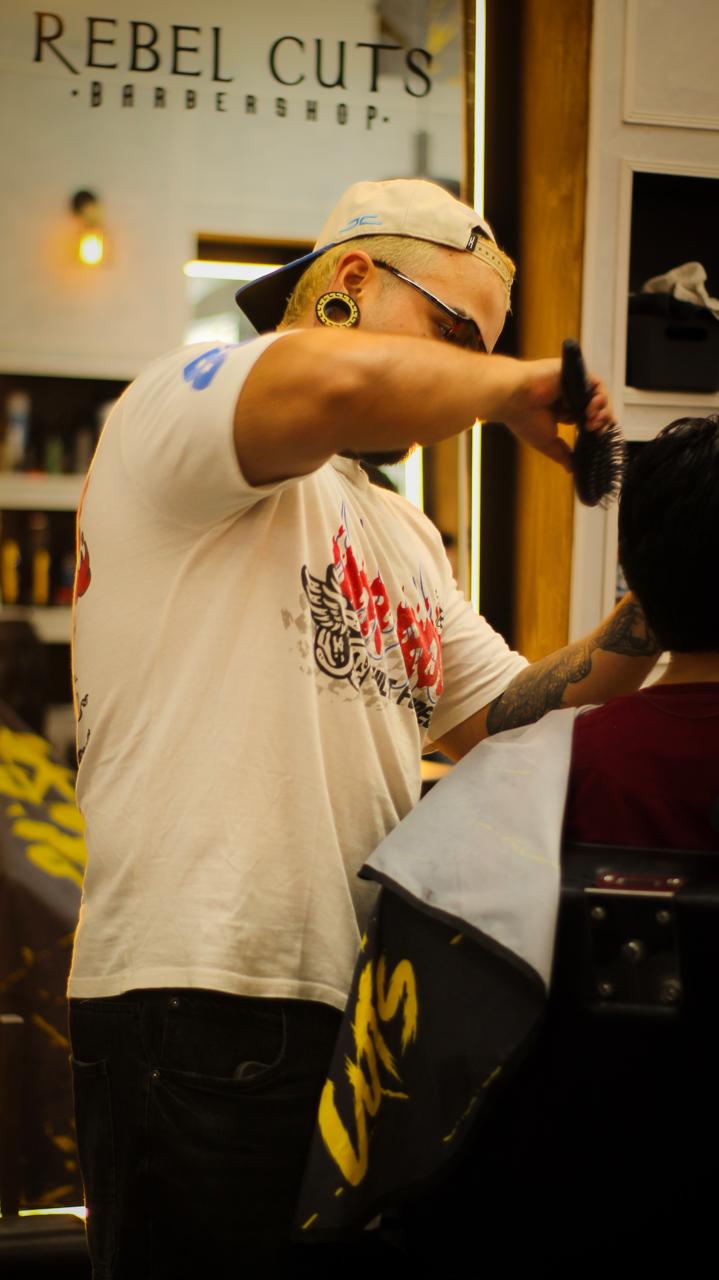 Trabajo de barbería